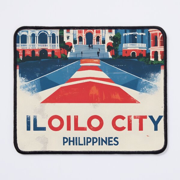 Item preview, Iloilo City Philippines 1950s Retro Poster Tourism designed and sold by TravelersGems.