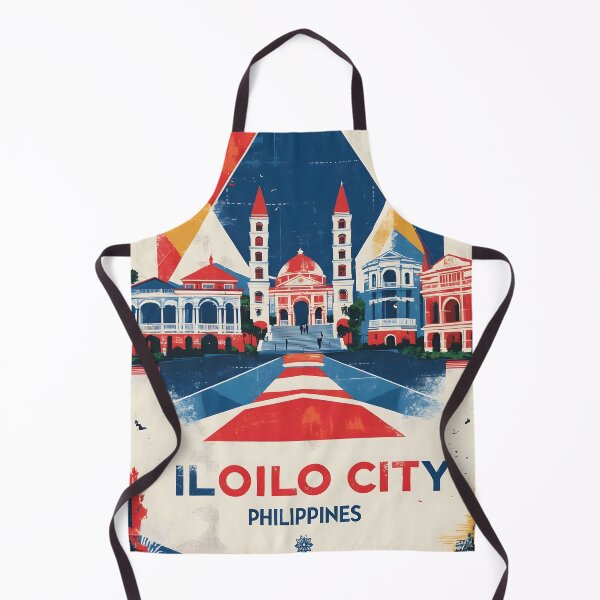 Item preview, Iloilo City Philippines 1950s Retro Poster Tourism designed and sold by TravelersGems.