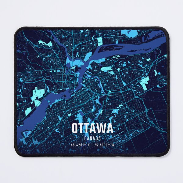 Item preview, Ottawa Midnight City Map designed and sold by HomeLivingCo.