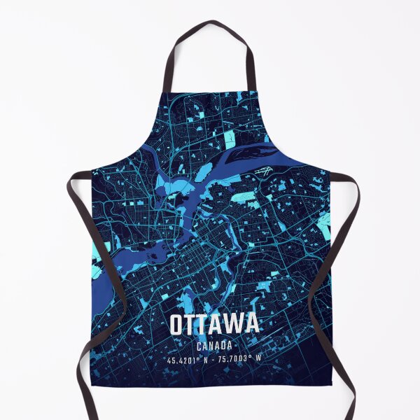 Item preview, Ottawa Midnight City Map designed and sold by HomeLivingCo.