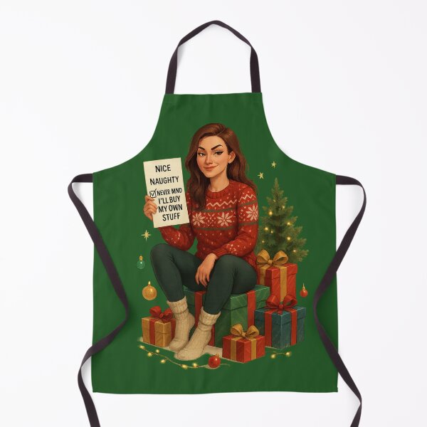 Item preview, Self-Gifting Queen - Naughty or Nice List Christmas Humor designed and sold by I AM BRO.