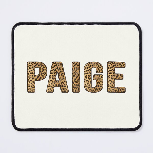 Item preview, Paige Name Leopard Print designed and sold by Jeallan Designs.