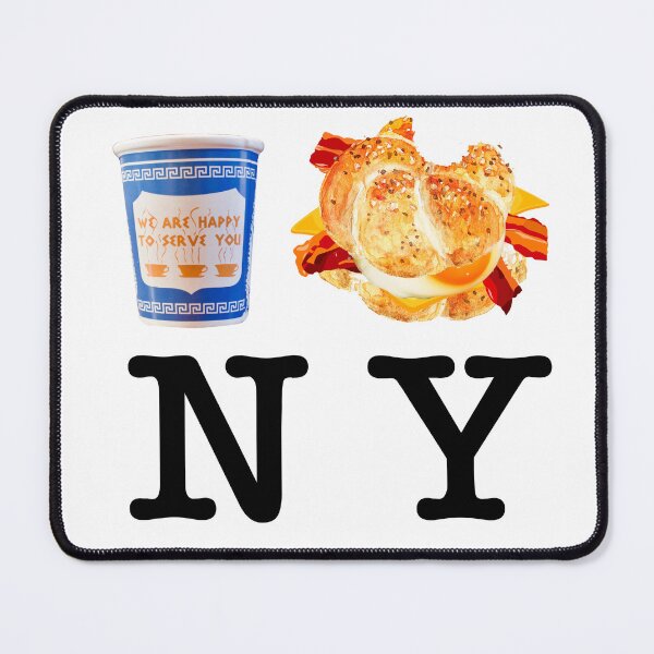Item preview, I Love N.Y., Bacon Egg & Cheese Sandwich with Coffee to go! designed and sold by segrob.