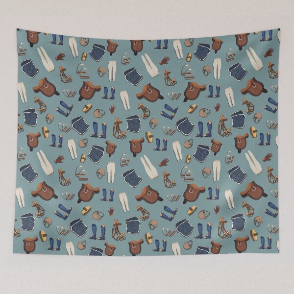 Item preview, Copy of Horseback Riding Seamless Pattern designed and sold by Fleur-DiDi-Lis.