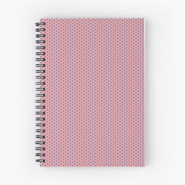 Item preview, Pink and dark blue polka dot designed and sold by Karf  ..