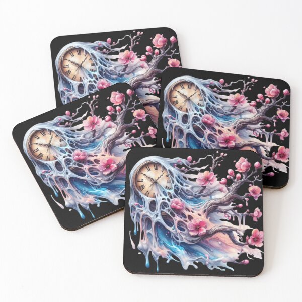 Item preview, Melting Time and Cherry Blossoms – Surreal Spring Dream designed and sold by Dogandesighn.