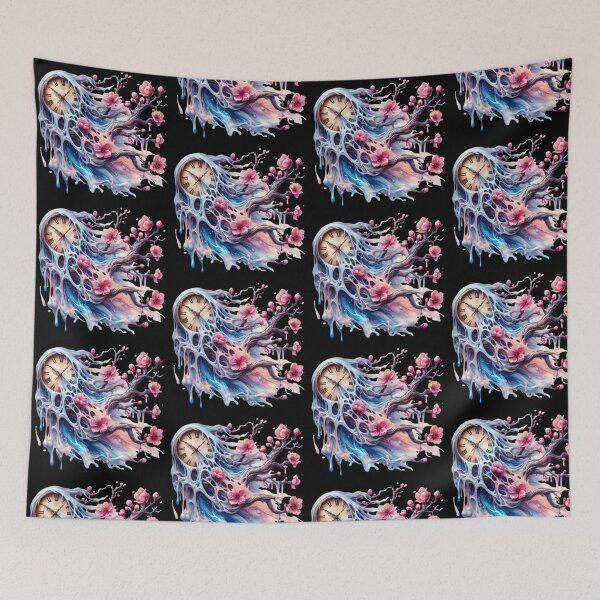 Item preview, Melting Time and Cherry Blossoms – Surreal Spring Dream designed and sold by Dogandesighn.
