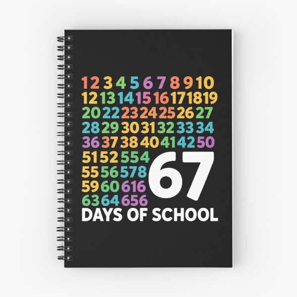 Item preview, 67 Days of School Six Seven Meme designed and sold by moabeArtistic.