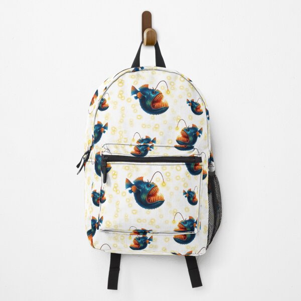 Item preview, Glowing Anglerfish Pattern Seamless Design designed and sold by BeebooDesign.