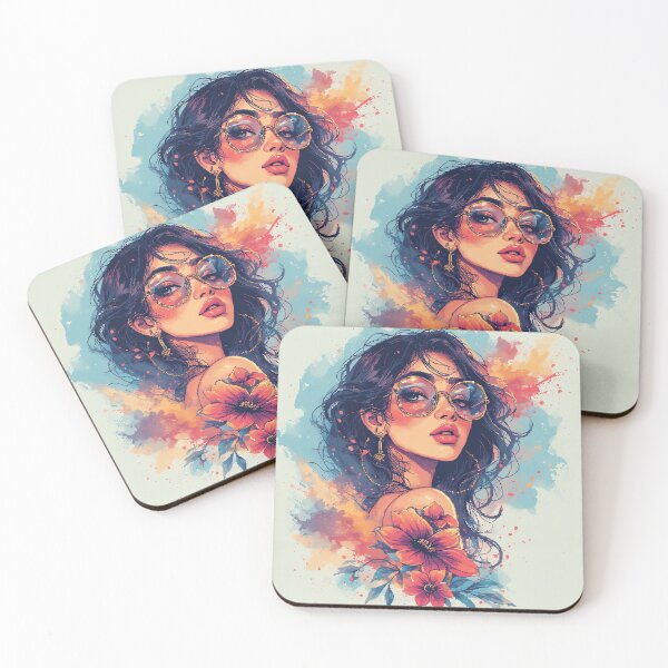 Item preview, Retro Beautiful Girl  designed and sold by jimcaza.