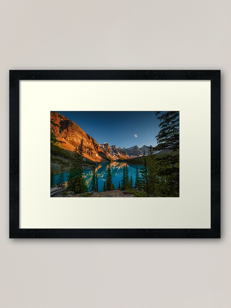 Alternate view of Moraine Lake - Canada Framed Art Print