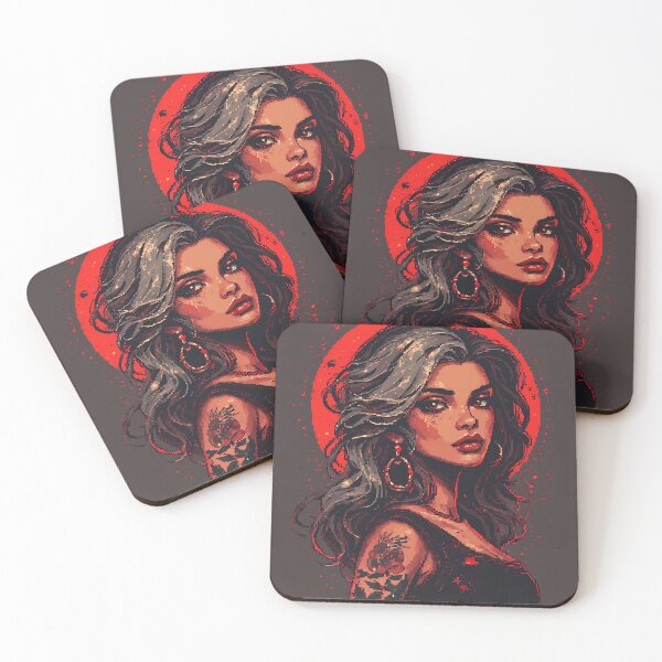 Item preview, Retro Beautiful Girl  designed and sold by jimcaza.