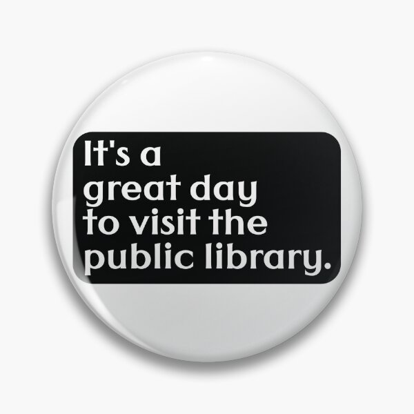 Item preview, It's a great day to visit the public library. designed and sold by the-craft-shop.