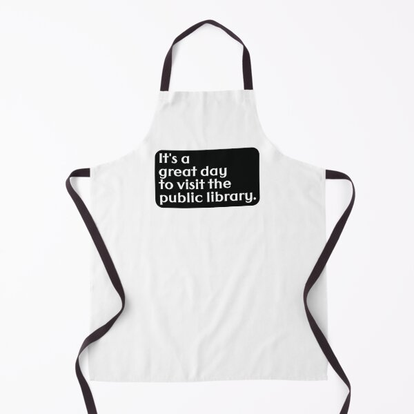 Item preview, It's a great day to visit the public library. designed and sold by the-craft-shop.