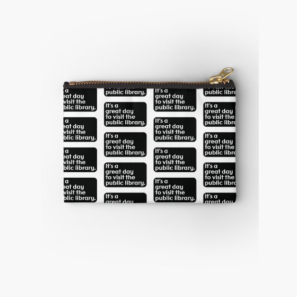 Item preview, It's a great day to visit the public library. designed and sold by the-craft-shop.
