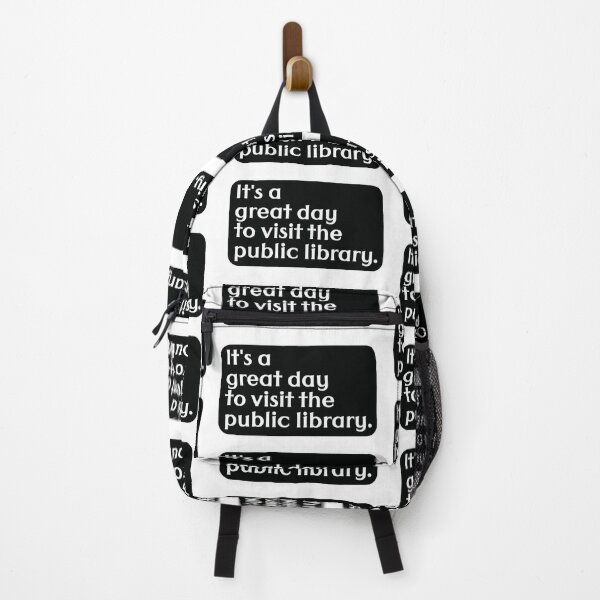 Item preview, It's a great day to visit the public library. designed and sold by the-craft-shop.