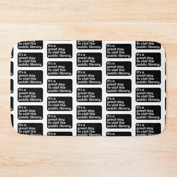 Item preview, It's a great day to visit the public library. designed and sold by the-craft-shop.