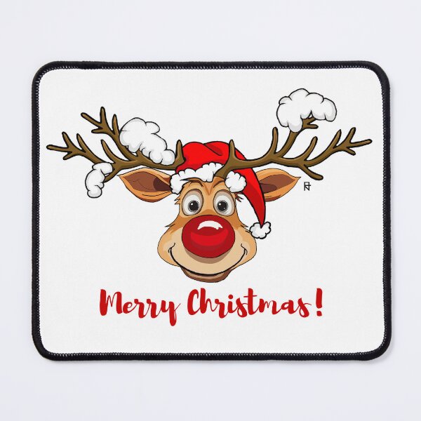 Item preview, Merry Christmas, happy reindeer designed and sold by FromJack.