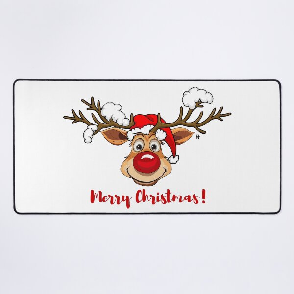 Item preview, Merry Christmas, happy reindeer designed and sold by FromJack.