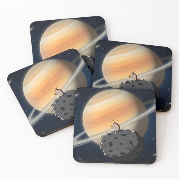 Item preview, Galactic Lunch Break: Cockroach Chillin' on Saturn's Rings designed and sold by MrOrganosi.