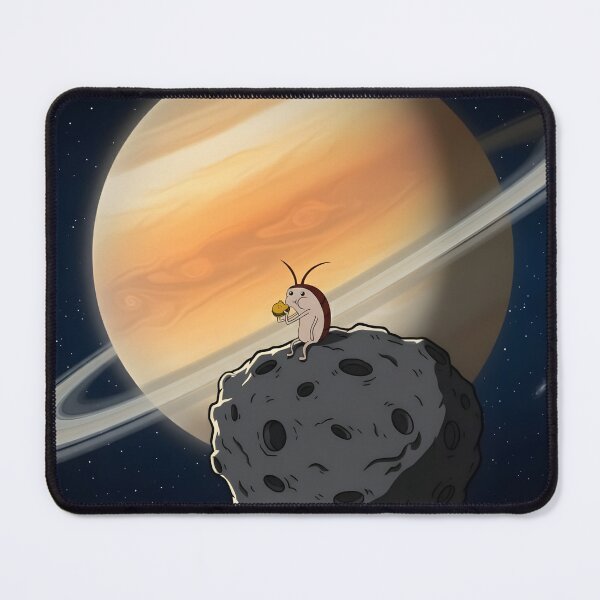 Item preview, Galactic Lunch Break: Cockroach Chillin' on Saturn's Rings designed and sold by MrOrganosi.