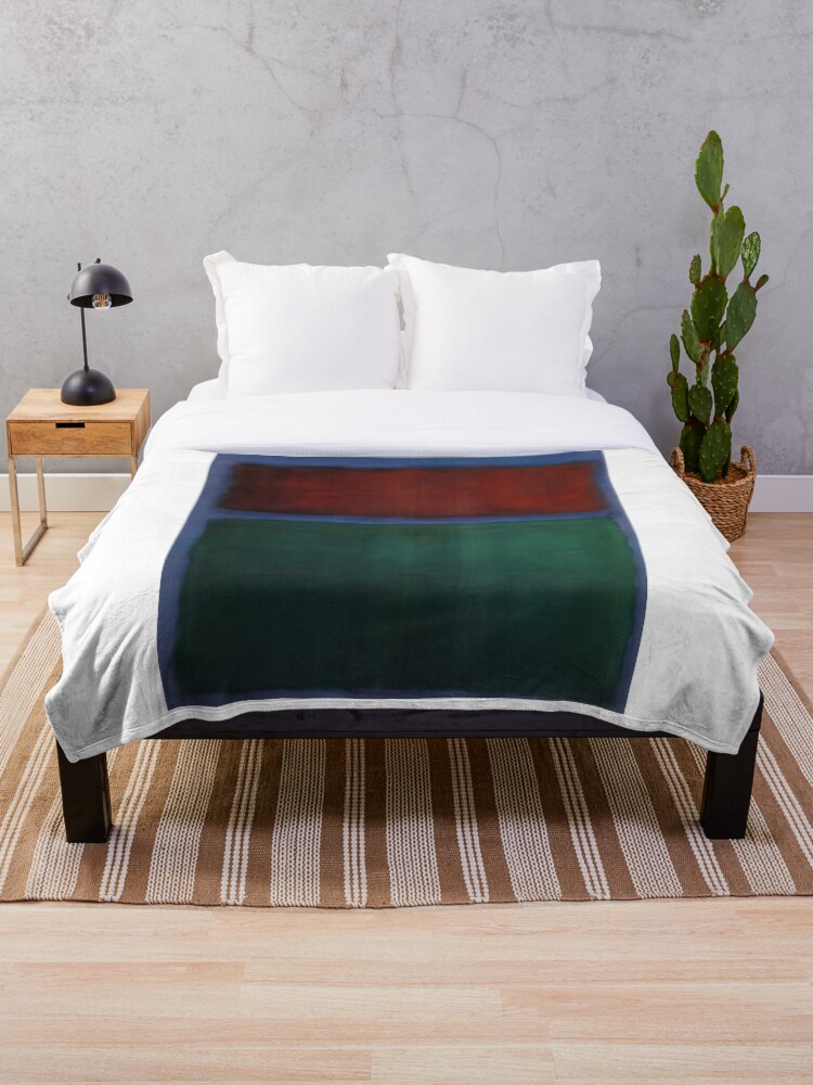 Thumbnail 1 of 6, Throw Blanket, Mark Rothko Masterpiece - High-Quality Mark Rothko Artwork designed and sold by Dahmadlo.