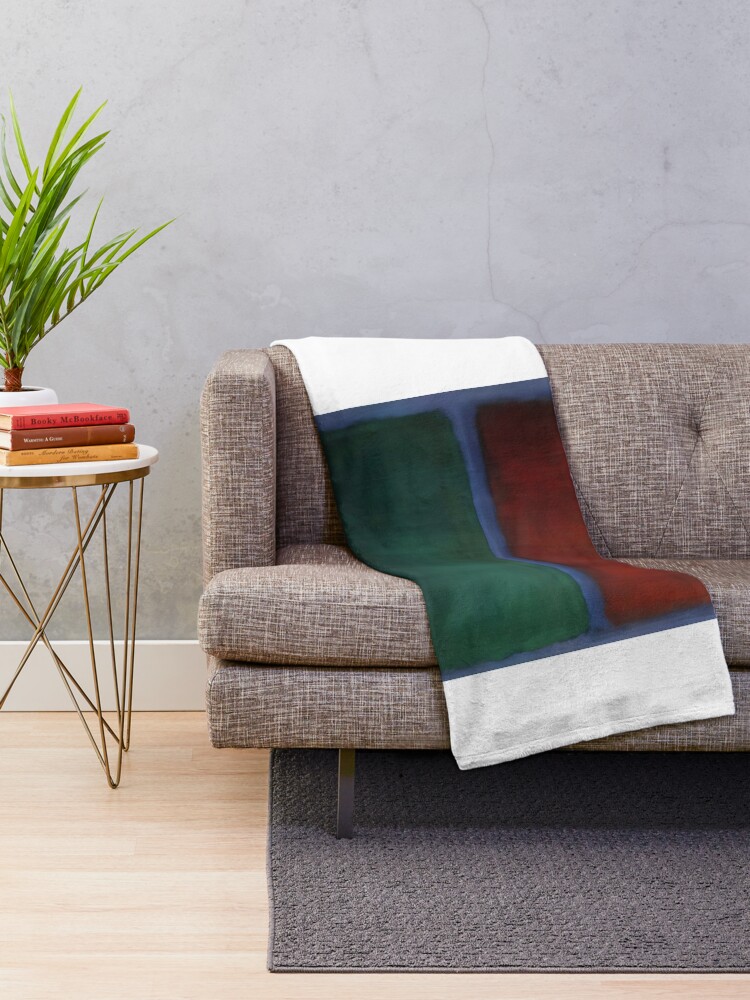 Thumbnail 2 of 6, Throw Blanket, Mark Rothko Masterpiece - High-Quality Mark Rothko Artwork designed and sold by Dahmadlo.