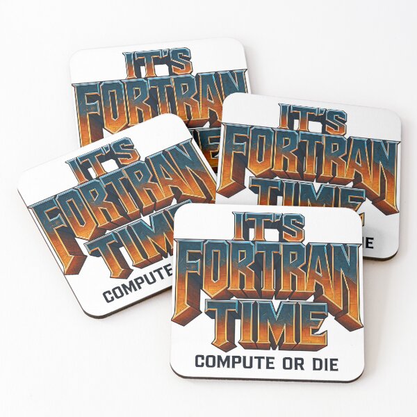 Item preview, It’s Fortran Time – Doom Style Retro Metal Compute or Die designed and sold by Nerd Romance Café.