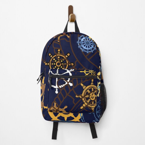 Item preview, Captain's Command" Vintage Ship Wheel & Compass Rose Pattern designed and sold by VAGABOND12.