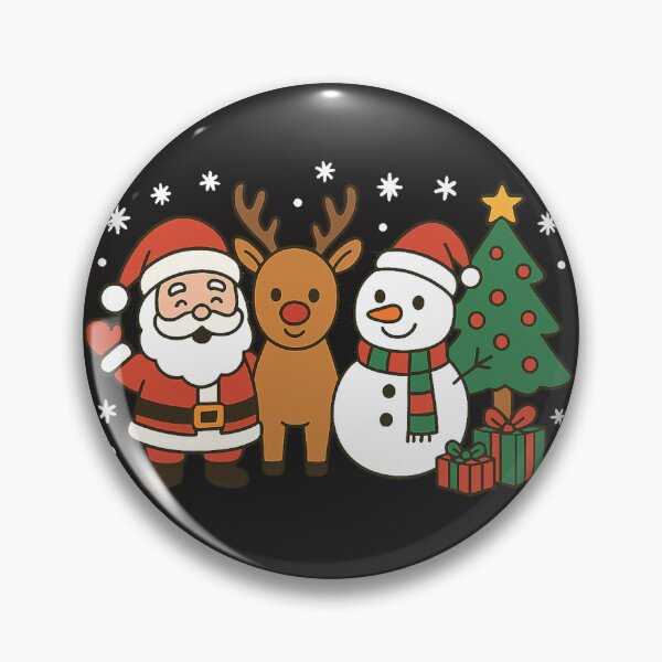 Item preview, Santa Rudolph Frosty Christmas tree snow and present's  designed and sold by JamesDunican.