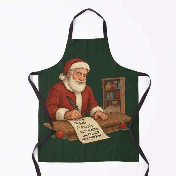 Item preview, Funny Santa List - Never Mind, They’ll Buy Their Own Stuff designed and sold by I AM BRO.