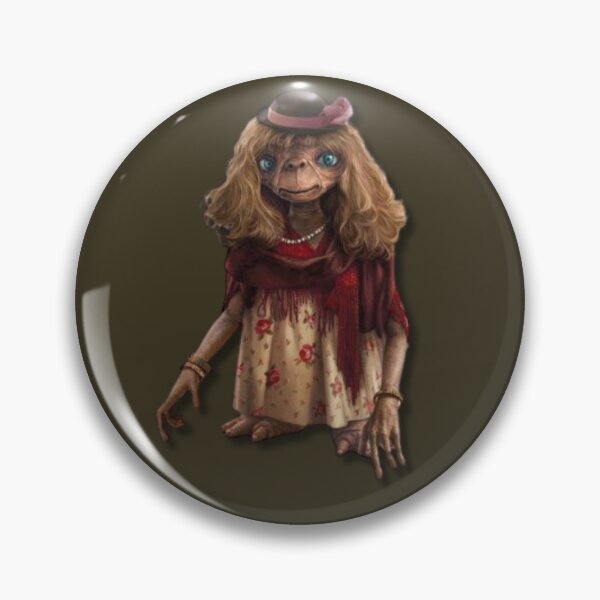 Item preview, E.T. Alien in Cute Vintage Dress Outfit from 80s Movie Art Design designed and sold by MakersFolly.