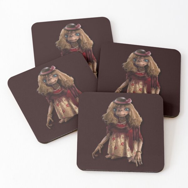 Item preview, E.T. Alien in Cute Vintage Dress Outfit from 80s Movie Art Design designed and sold by MakersFolly.