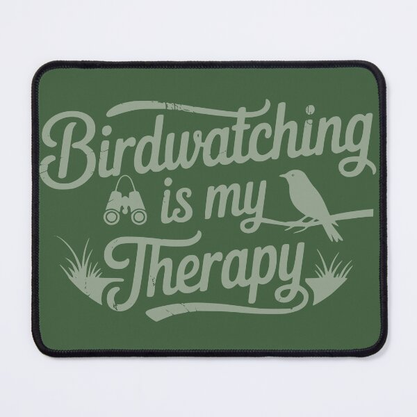 Item preview, Birdwatching is my Therapy #lightgreen designed and sold by FandomizedRose.