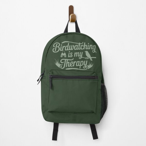 Item preview, Birdwatching is my Therapy #lightgreen designed and sold by FandomizedRose.