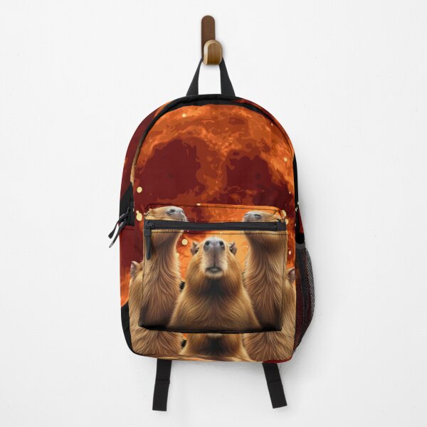 Item preview, Three Capybaras and the Blood Moon designed and sold by Ascooepics.