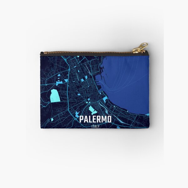 Item preview, Palermo Midnight City Map designed and sold by HomeLivingCo.