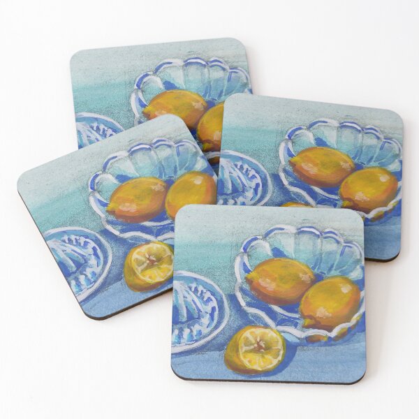 Item preview, still life - lemons and glass designed and sold by cybermanolo.
