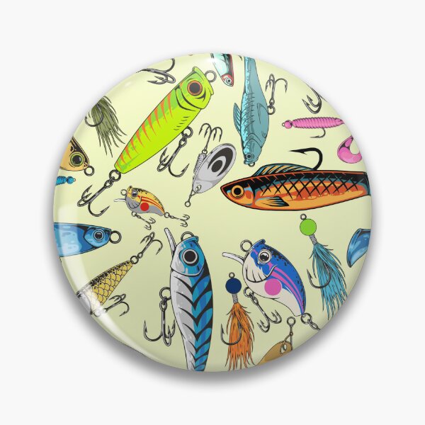 Item preview,  Fishing Lure Pattern- Fish / Lures designed and sold by Fleur-DiDi-Lis.