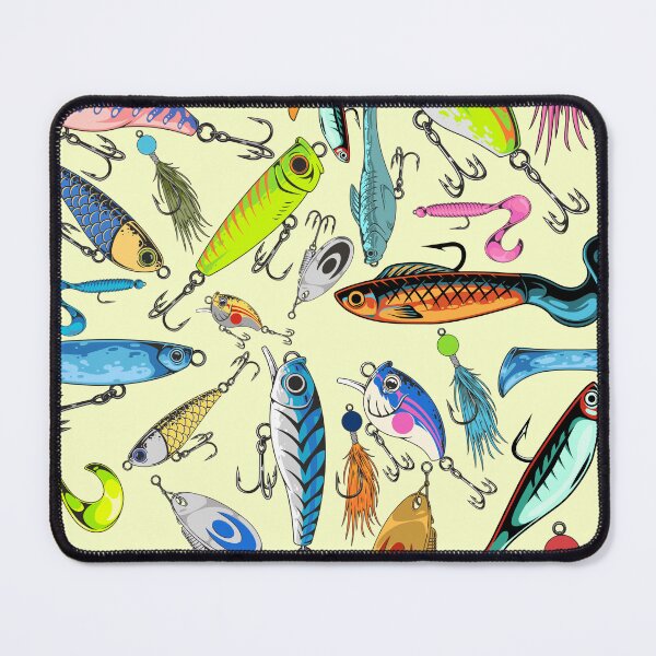 Item preview,  Fishing Lure Pattern- Fish / Lures designed and sold by Fleur-DiDi-Lis.