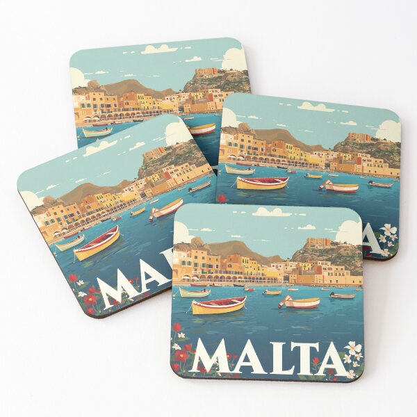 Item preview, Malta Travel Poster designed and sold by CaliforniaDi.