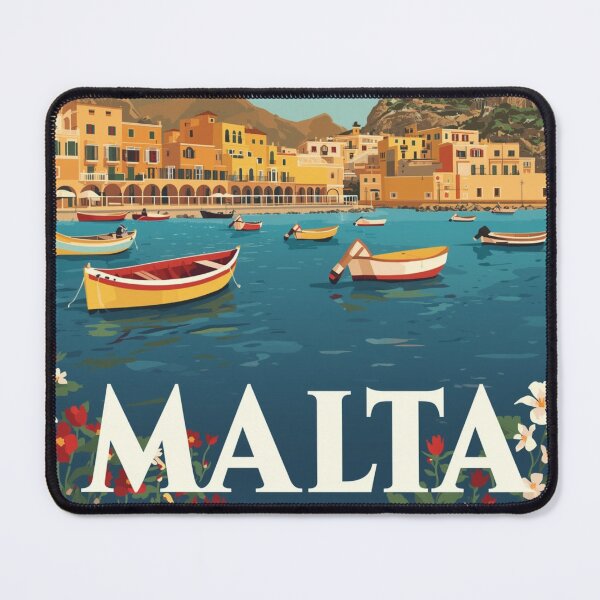 Item preview, Malta Travel Poster designed and sold by CaliforniaDi.
