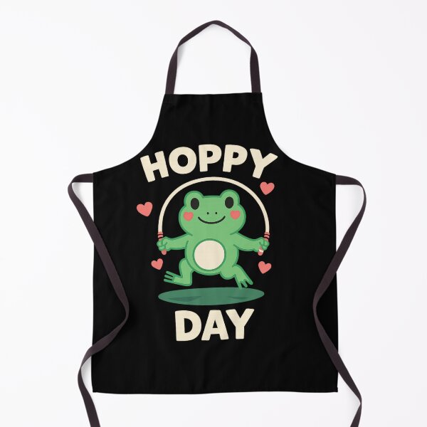 Item preview, "Hoppy Day" Funny Frog Pun Cute Kawaii Jump Rope designed and sold by haitrieuic96.