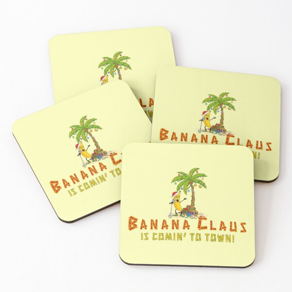 Item preview, Funny Santa Christmas T-Shirt – Banana Claus Singing Xmas Palm Tree Holiday Design designed and sold by UnpeelMeArt.