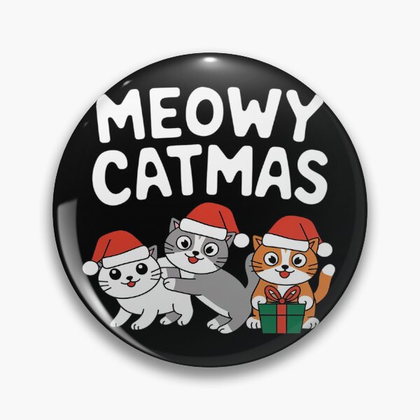 Item preview, Meowy Catmas Cat Kitten Christmas Pajamas Xmas PJs Women  designed and sold by lilLilaBatArt.