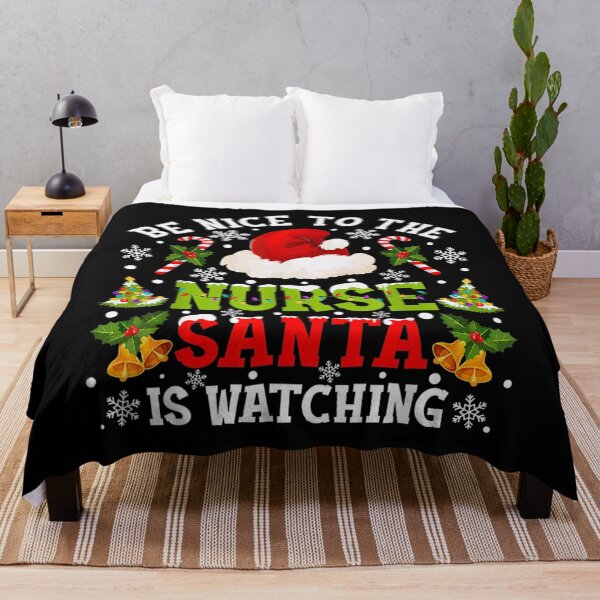 Item preview, The is Retro To Be Watching Santa Nice Christmas Nurse Classic Vintage Nurse designed and sold by FrankyTepper.