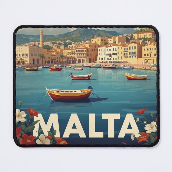 Item preview, Malta Travel Poster designed and sold by CaliforniaDi.