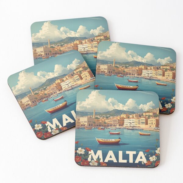 Item preview, Malta Travel Poster designed and sold by CaliforniaDi.