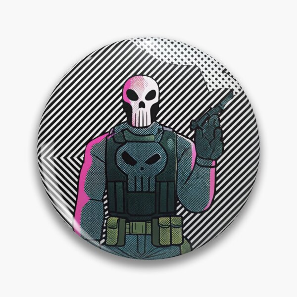 Item preview, Punisher cosplayer portrait designed and sold by Alien-methods.
