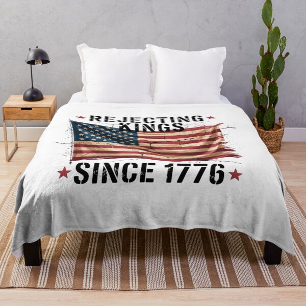 Item preview, Rejecting Kings Since 1776 Patriotic Usa Flag 4Th Of July designed and sold by Veroniadic.